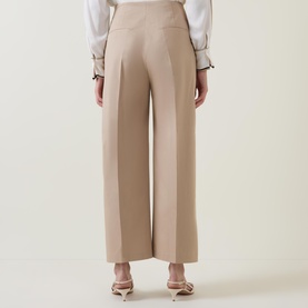Tulotta Straight Leg Cropped Trousers