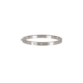 Set In Stone Hinged Bangle