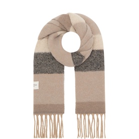 Chunky Stripe Fringe Scarf