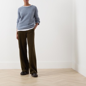 Boucl&eacute; Knitted Sweater