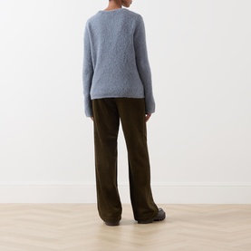 Boucl&eacute; Knitted Sweater