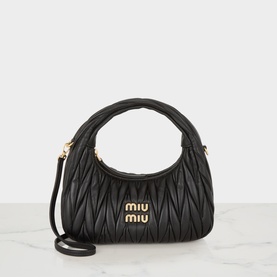 Wander Matelass&eacute; Nappa Leather Hobo Bag