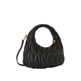 Wander Matelass&eacute; Nappa Leather Hobo Bag