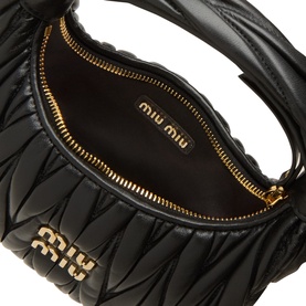 Wander Matelass&eacute; Nappa Leather Hobo Bag