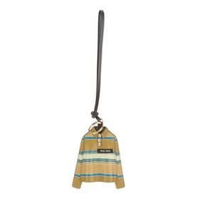 Striped Polo Shirt Bag Charm