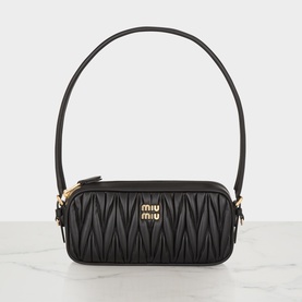 Matelass&eacute; Nappa Leather Pouch