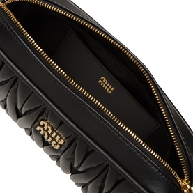 Matelass&eacute; Nappa Leather Pouch