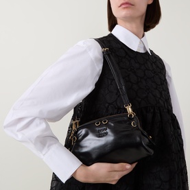 Softy Shine Leather Shoulder Bag