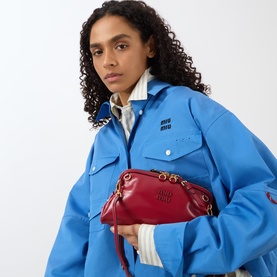 Softy Shine Leather Shoulder Bag