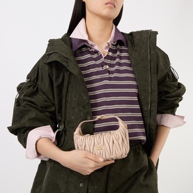 Matelass&eacute; Logo Quilted Mini Bag