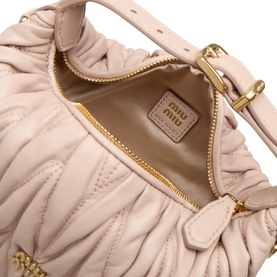 Matelass&eacute; Logo Quilted Mini Bag