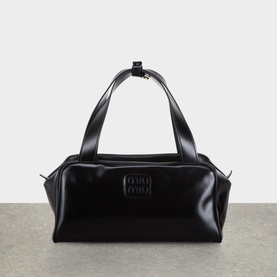 Softy Luxe Logo Top Handle Bag
