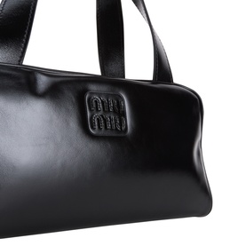 Softy Luxe Logo Top Handle Bag