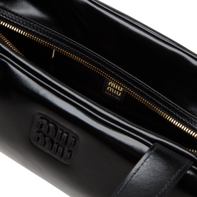 Softy Luxe Logo Top Handle Bag