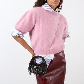 Wander Sequin Mini Hobo Bag