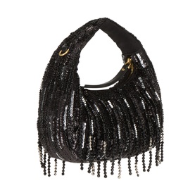 Wander Sequin Mini Hobo Bag