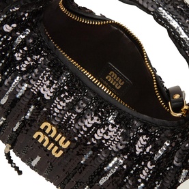 Wander Sequin Mini Hobo Bag