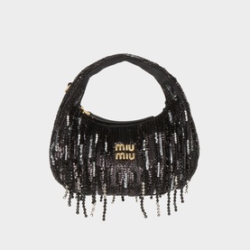 Wander Sequin Mini Hobo Bag