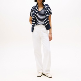Striped Logo Slim T-Shirt