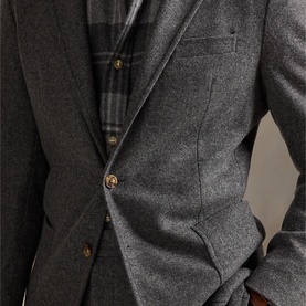 Polo Soft Knit Flannel Jacket