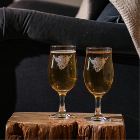 Highland Cow Beer Glasses