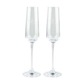 Heart Champagne Flutes
