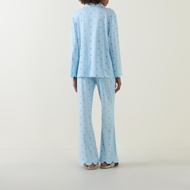 Dreamer Gingham Cherry Print Pyjama Set