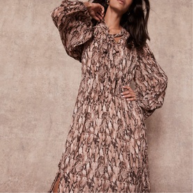 Snake Slit Dress