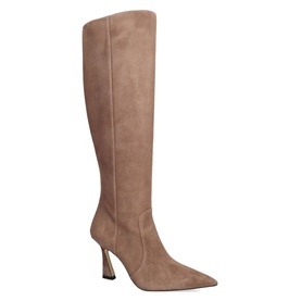 Vinnie Zip Suede Knee High Boots