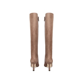 Vinnie Zip Suede Knee High Boots
