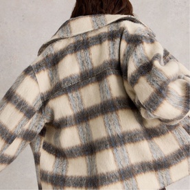 Alexa Check Cropped Jacket