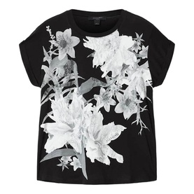 Crystal Anna Floral Logo T-Shirt