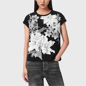 Crystal Anna Floral Logo T-Shirt