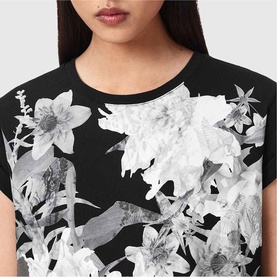 Crystal Anna Floral Logo T-Shirt