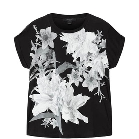 Crystal Anna Floral Logo T-Shirt