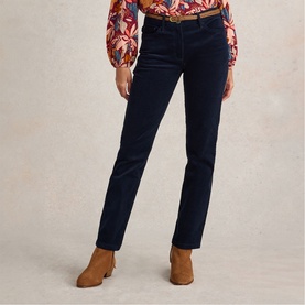 Brooke Corduroy Straight Leg Trousers