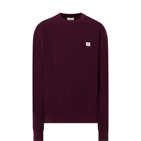 Monogram Logo Waffle Knit Sweater