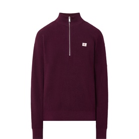 Logo Half-Zip Sweater