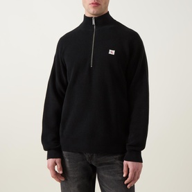 Logo Half-Zip Sweater