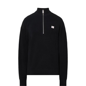 Logo Half-Zip Sweater