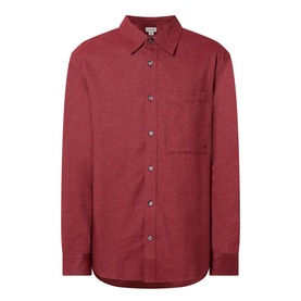 Monogram Logo M&eacute;lange Flannel Shirt