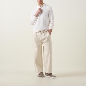 Logo Long-Sleeved Polo Shirt