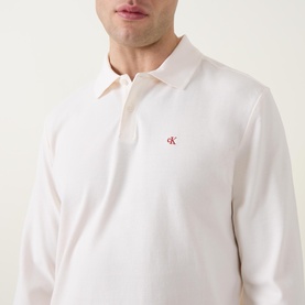 Logo Long-Sleeved Polo Shirt