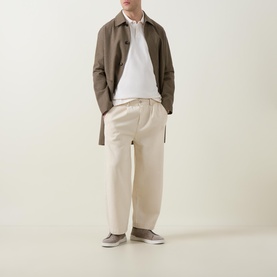 Logo Long-Sleeved Polo Shirt