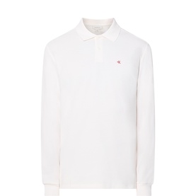Logo Long-Sleeved Polo Shirt