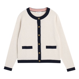 Charlotte Contrast Trim Cardigan