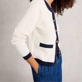 Charlotte Contrast Trim Cardigan
