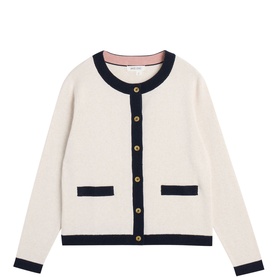 Charlotte Contrast Trim Cardigan