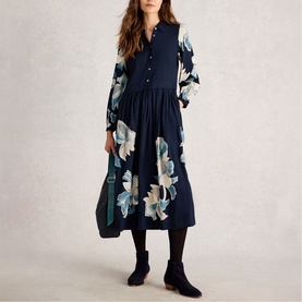 Claire Floral Shirt Dress
