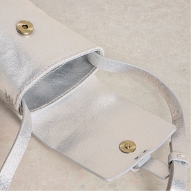 Clara Buckle Leather Phone Bag